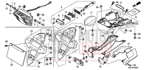 FANALE POSTERIORE CBR1000RRD di 2013